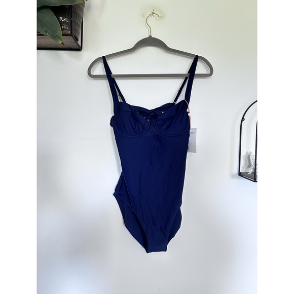 Quince Other - NWT Quince Deep Navy Italian Underwire One Piece Swimsuit Medium